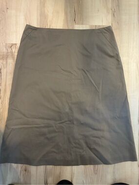 Vintage grey midi skirt